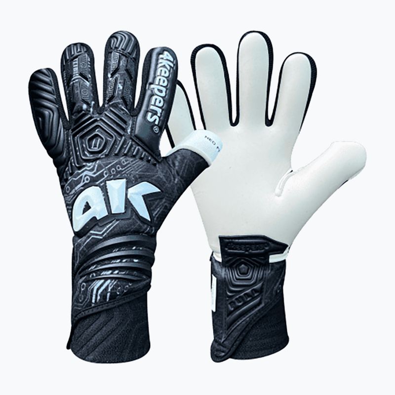 Rękawice bramkarskie dziecięce 4keepers Neo Elegant NC Jr czarny 5