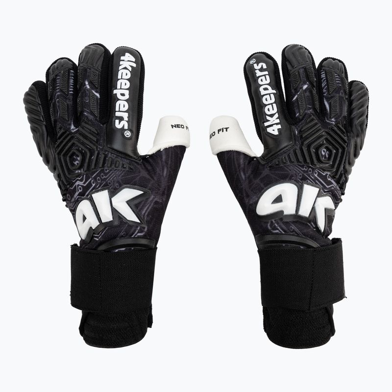 Rękawice bramkarskie dziecięce 4keepers Neo Elegant NC Jr czarny