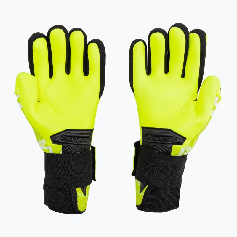 Rękawice bramkarskie dziecięce 4keepers Neo Focus NC Jr seledynowy 2
