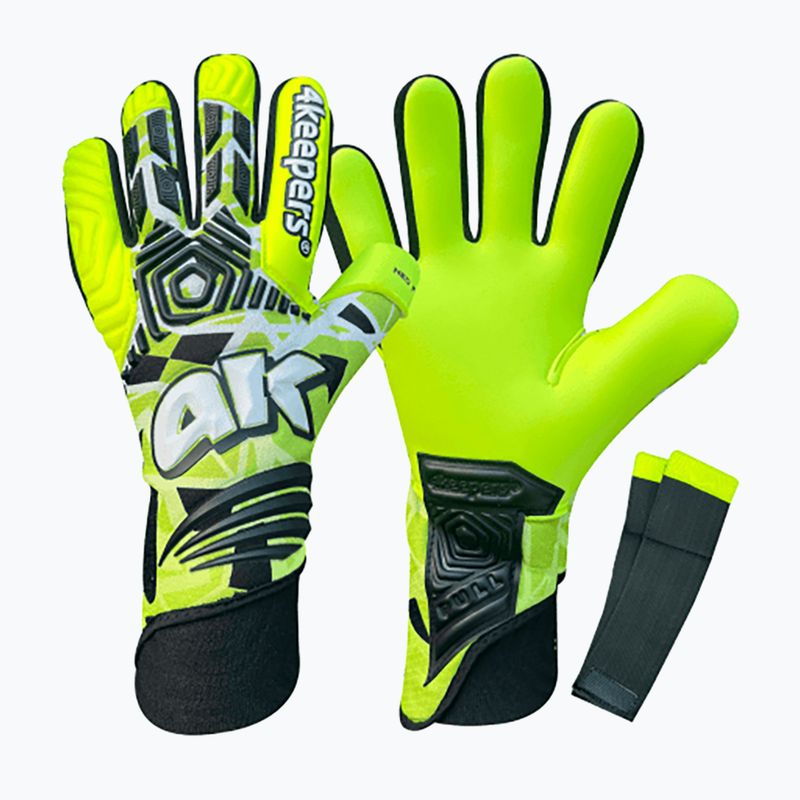 Rękawice bramkarskie 4keepers Neo Focus NC seledynowy 5