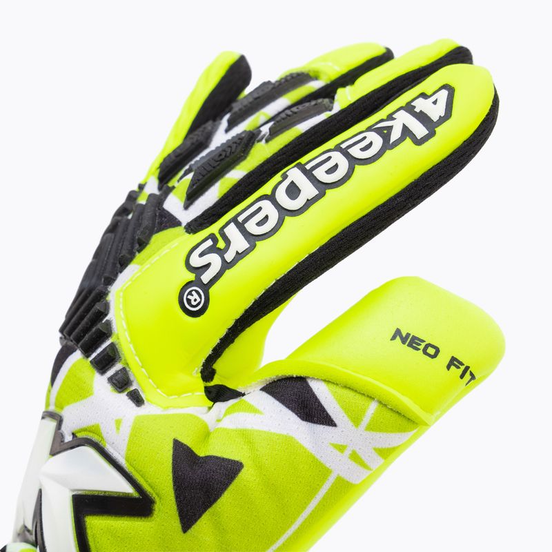 Rękawice bramkarskie 4keepers Neo Focus NC seledynowy 3