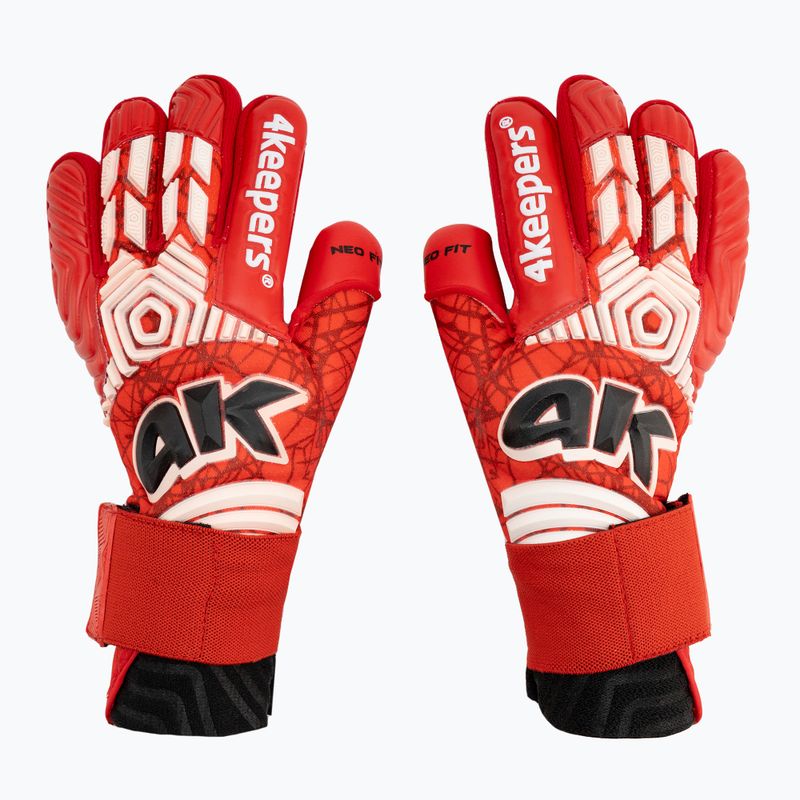 Rękawice bramkarskie dziecięce 4keepers Neo Rodeo NC Jr czerwony