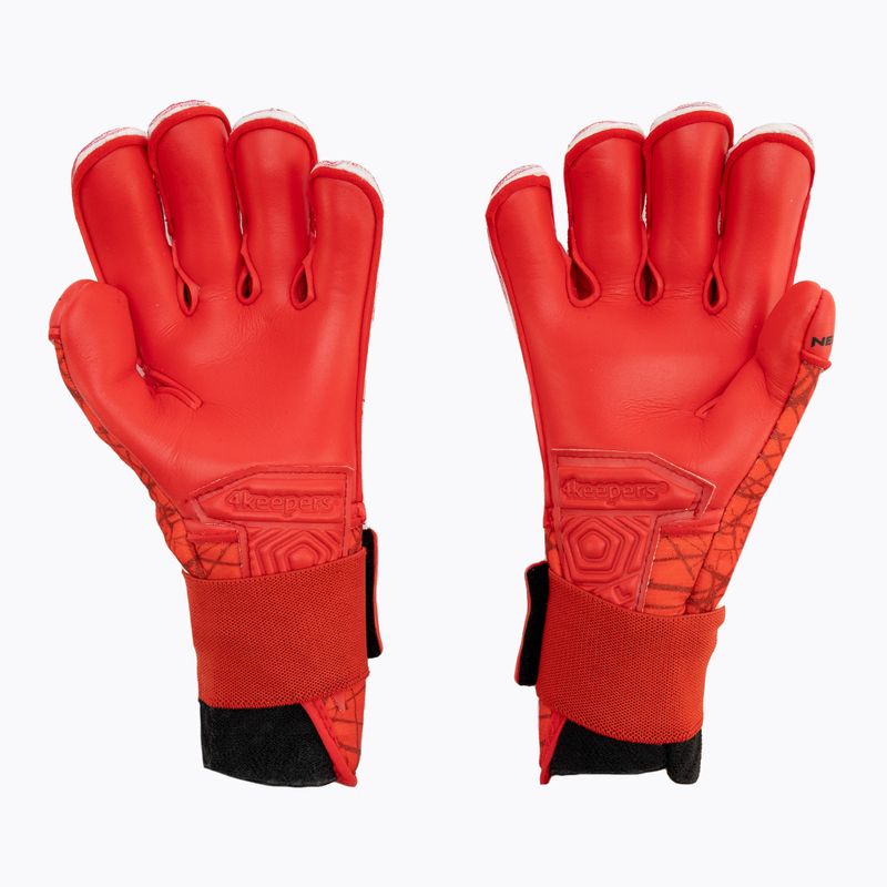 Rękawice bramkarskie dziecięce 4keepers Neo Rodeo RF2G Jr czerwony 2