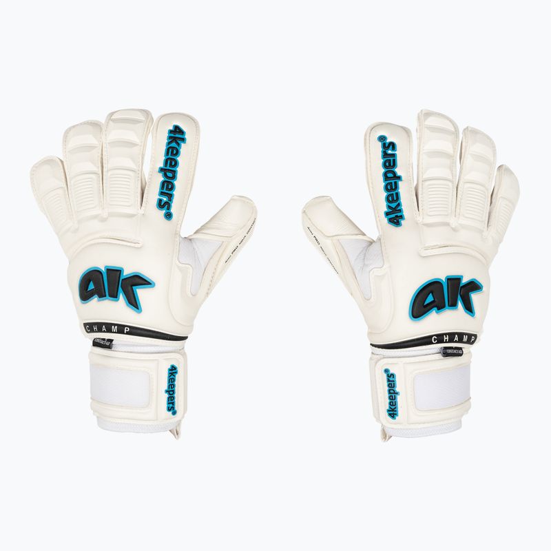 Rękawice bramkarskie 4keepers Champ AQ Contact VI RF2G biały