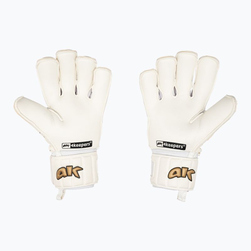 Rękawice bramkarskie 4keepers Champ Gold VI RF2G biały 2