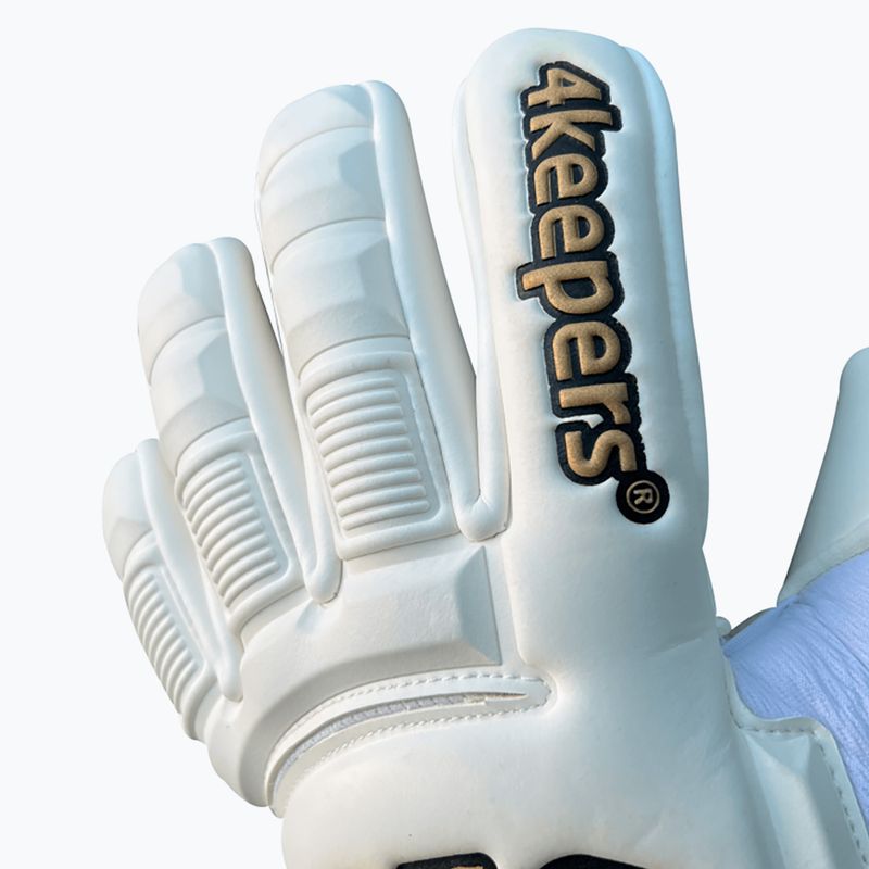 Rękawice bramkarskie 4keepers Champ Gold VI NC biały 7