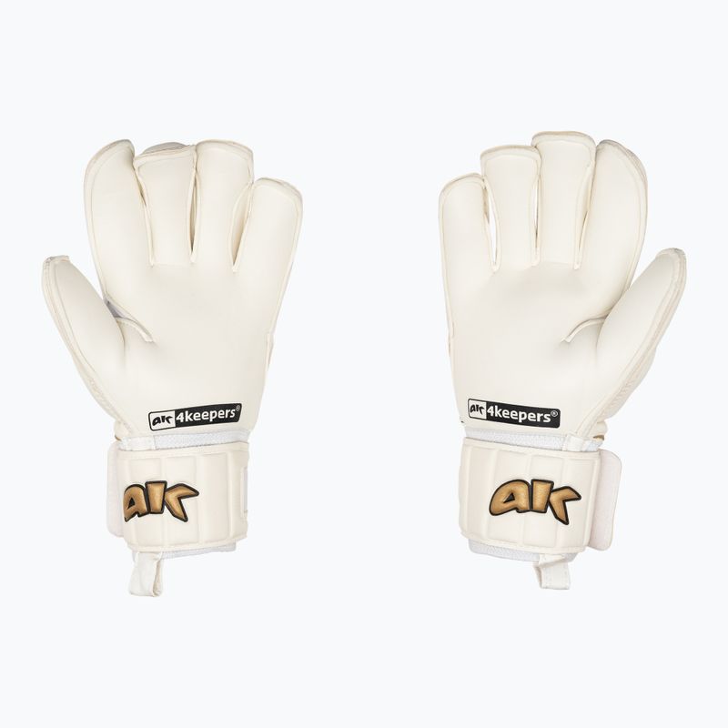 Rękawice bramkarskie 4keepers Champ Gold VI HB biały 2