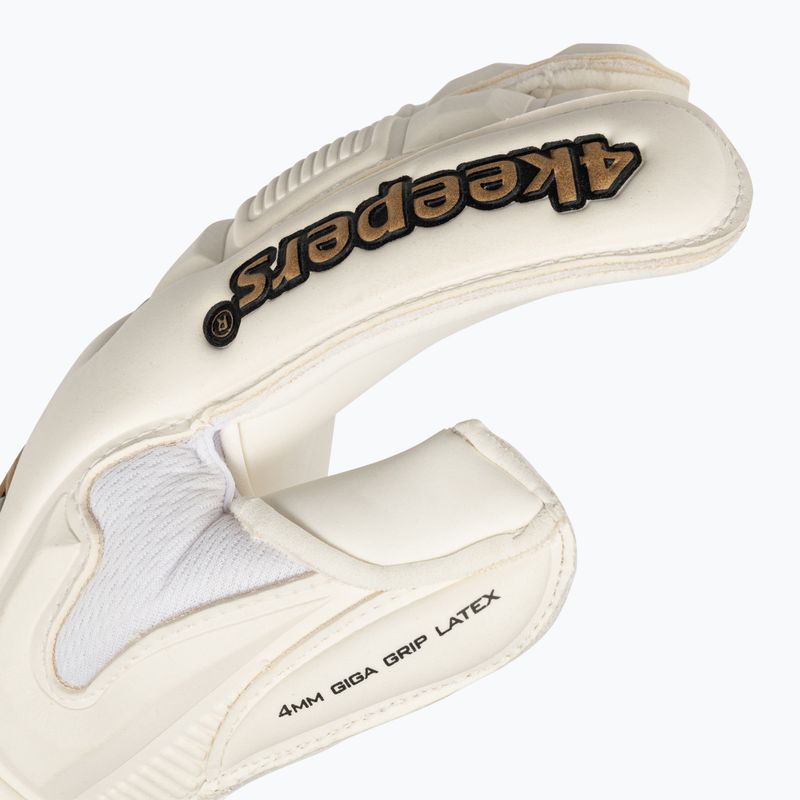 Rękawice bramkarskie 4keepers Champ Gold VI HB biały 3