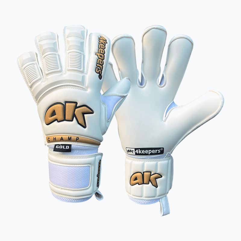 Rękawice bramkarskie 4keepers Champ Gold VI HB biały 4