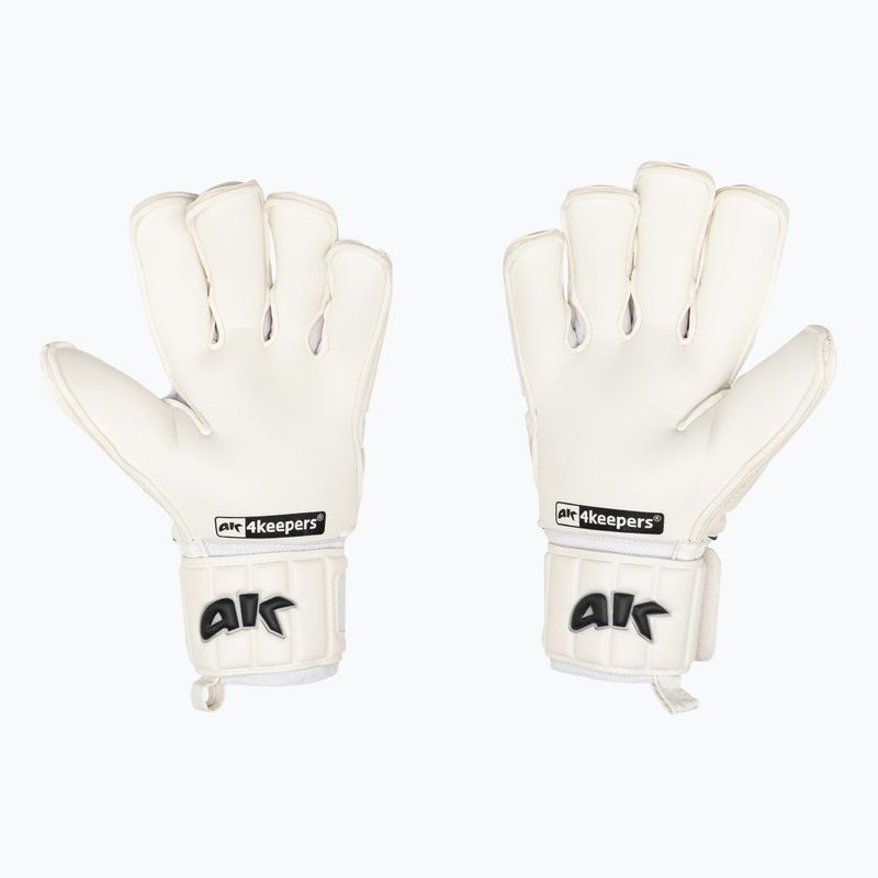 Rękawice bramkarskie 4keepers Champ Black VI RF2G biały 2