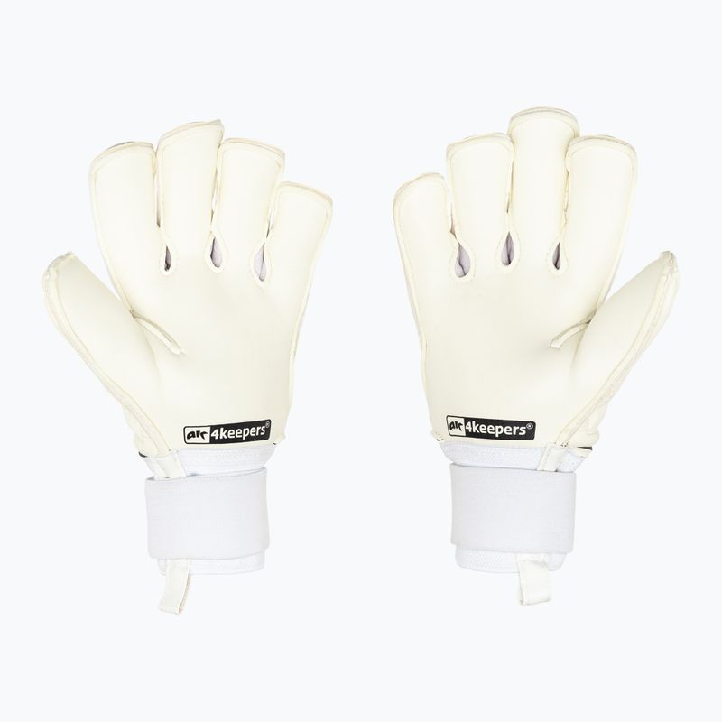 Rękawice bramkarskie 4keepers Champ Carbo VI RF2G strap biały 2