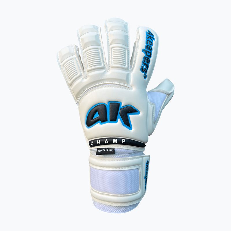 Rękawice bramkarskie 4keepers Champ AQ Contact VI HB biały 5