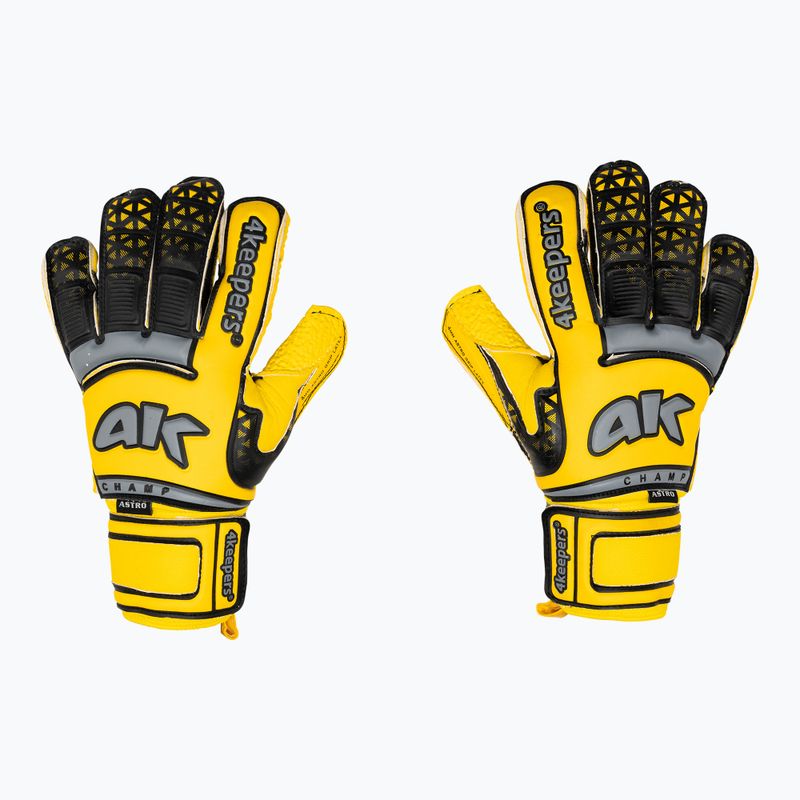 Rękawice bramkarskie 4keepers Champ Astro VI HB żółty/szary