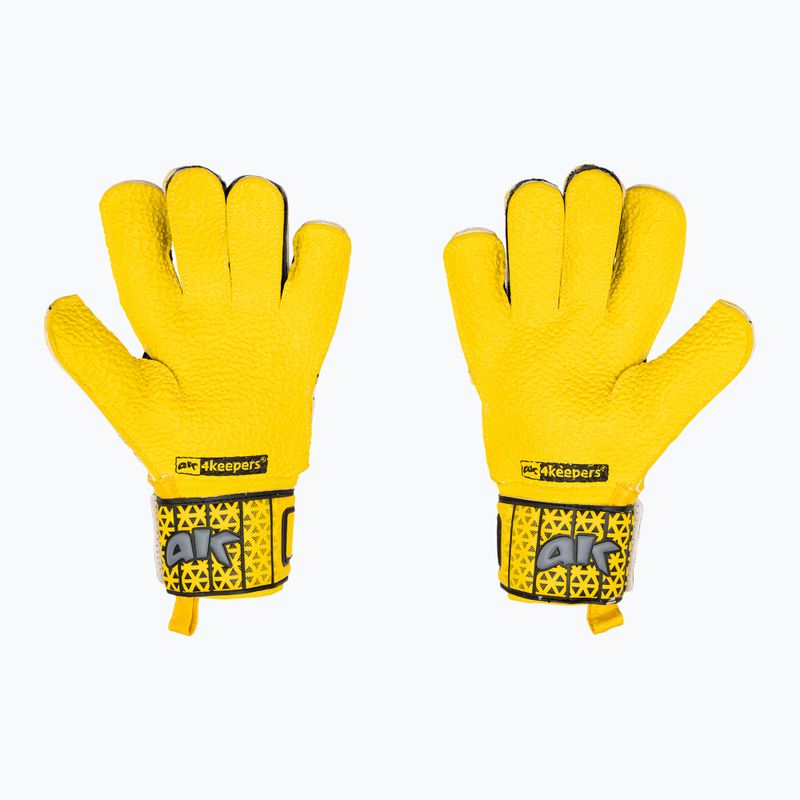 Rękawice bramkarskie 4keepers Champ Astro VI HB żółty/szary 2