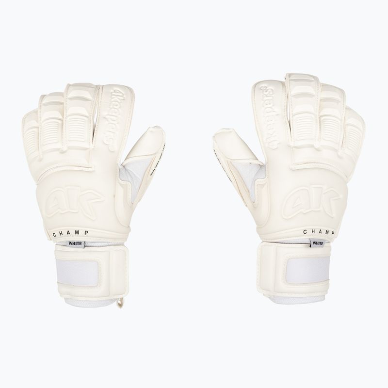 Rękawice bramkarskie dziecięce 4keepers Champ Gold White RF2G biały