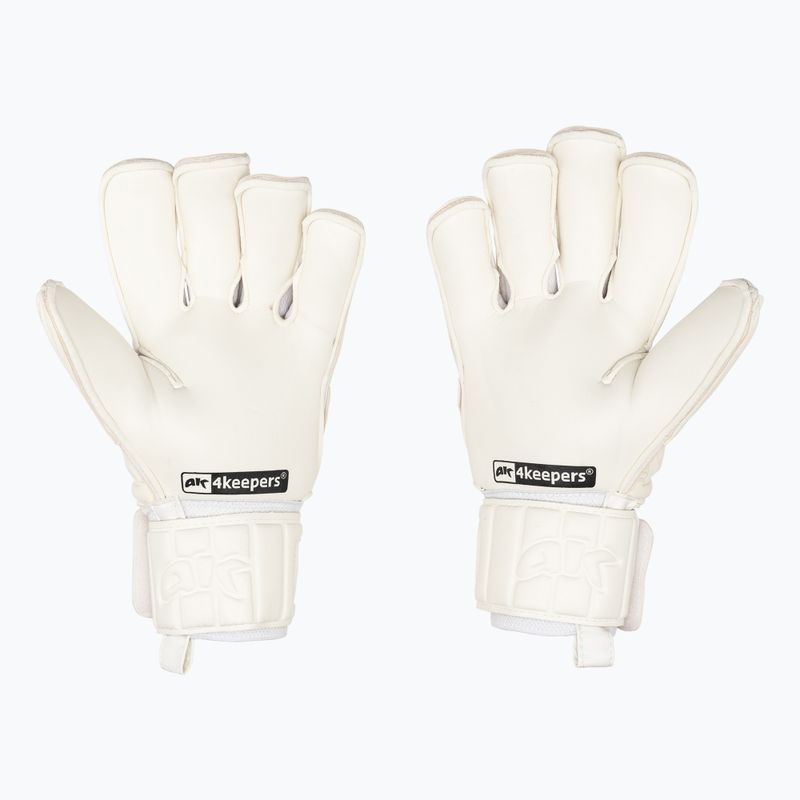 Rękawice bramkarskie dziecięce 4keepers Champ Gold White RF2G biały 2