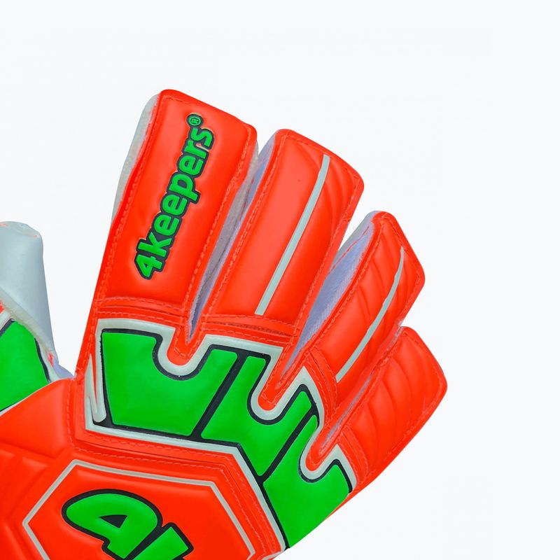 Rękawice bramkarskie 4keepers Guard Fogo MNC pomarańczowy 5