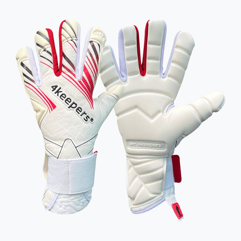 Rękawice bramkarskie 4keepers Soft Opal NC biały