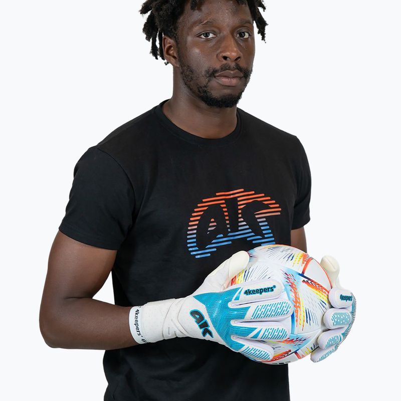 Rękawice bramkarskie 4keepers Elite Phantom NC biały 12