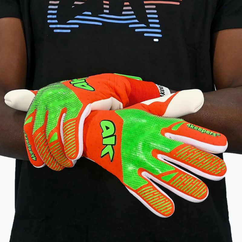 Rękawice bramkarskie 4keepers Elite Inferno NC pomarańczowy 6