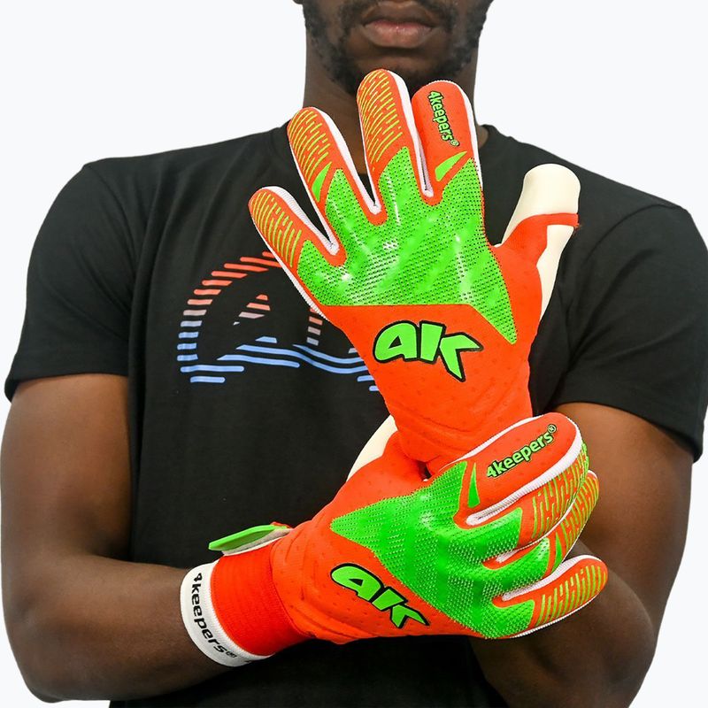 Rękawice bramkarskie 4keepers Elite Inferno NC pomarańczowy 7