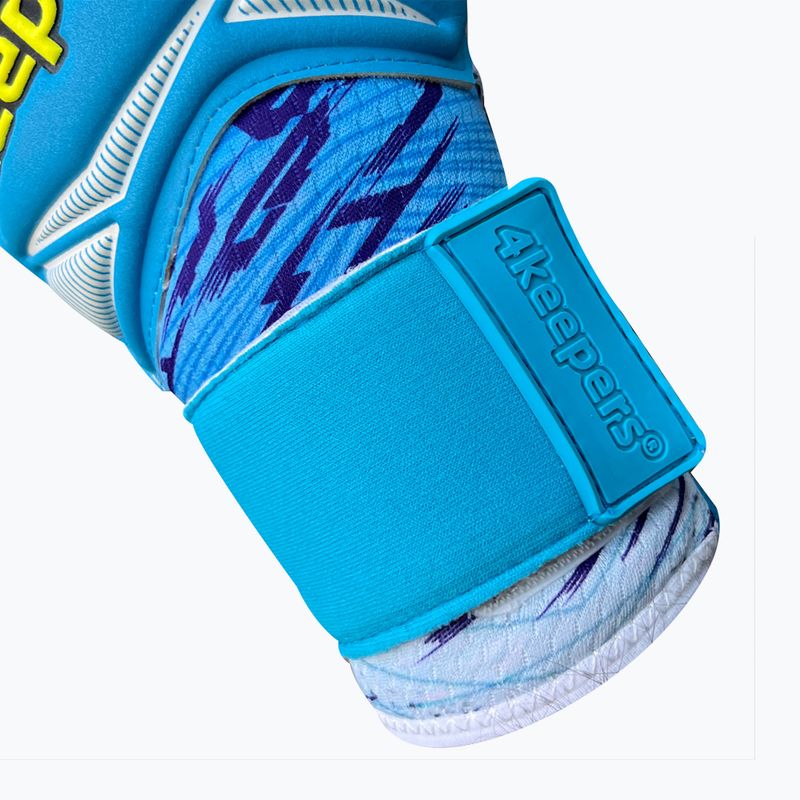 Rękawice bramkarskie dziecięce 4keepers Force V1.25 FURY RF2G Jr niebieskie 4
