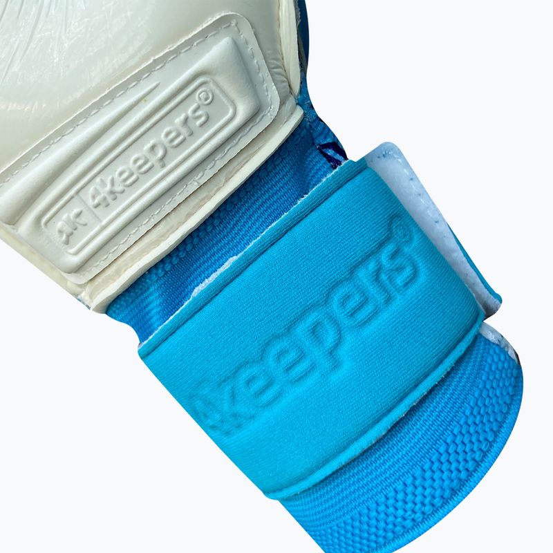 Rękawice bramkarskie dziecięce 4keepers Force V1.25 FURY RF2G Jr niebieskie 5