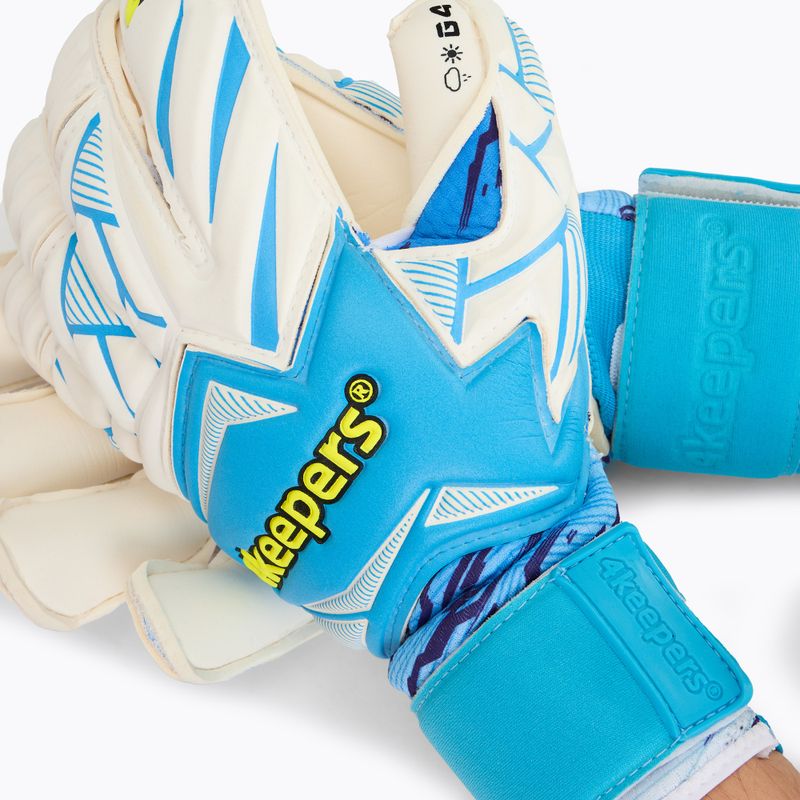Rękawice bramkarskie 4keepers Force V1.25 FURY RF2G niebieskie 3