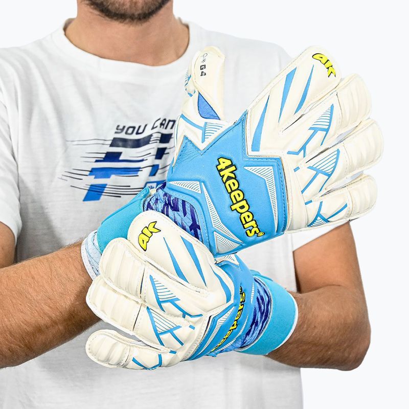 Rękawice bramkarskie 4keepers Force V1.25 FURY RF2G niebieskie 5