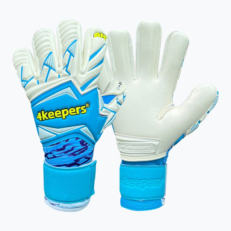 Rękawice bramkarskie 4keepers Force V1.25 FURY HNC niebieskie