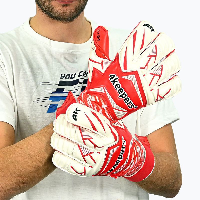 Rękawice bramkarskie 4keepers Force V4.25 RF2G czerwony 8