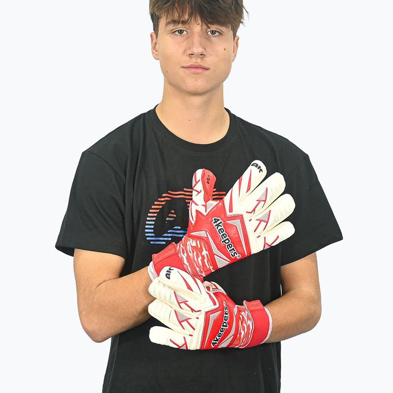 Rękawice bramkarskie 4keepers Force V4.25 HNC czerwony 9
