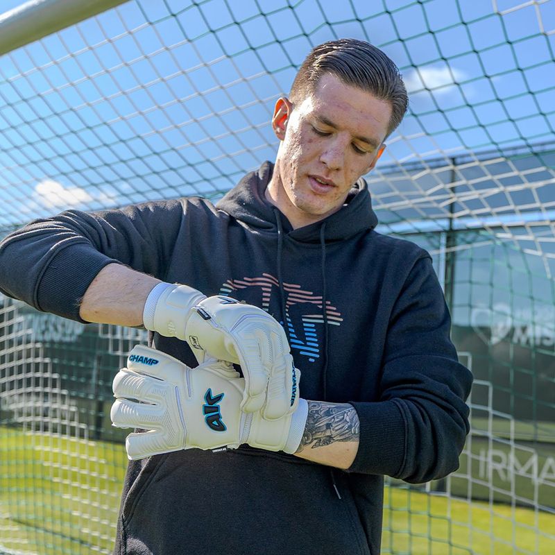 Rękawice bramkarskie 4keepers Champ Aq Contact VII RF2G white 9