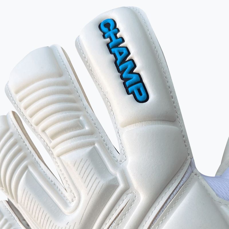 Rękawice bramkarskie 4keepers Champ Aqua VII RF2G white 4