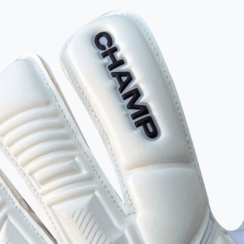 Rękawice bramkarskie 4keepers Champ Black VII RF2G white 4
