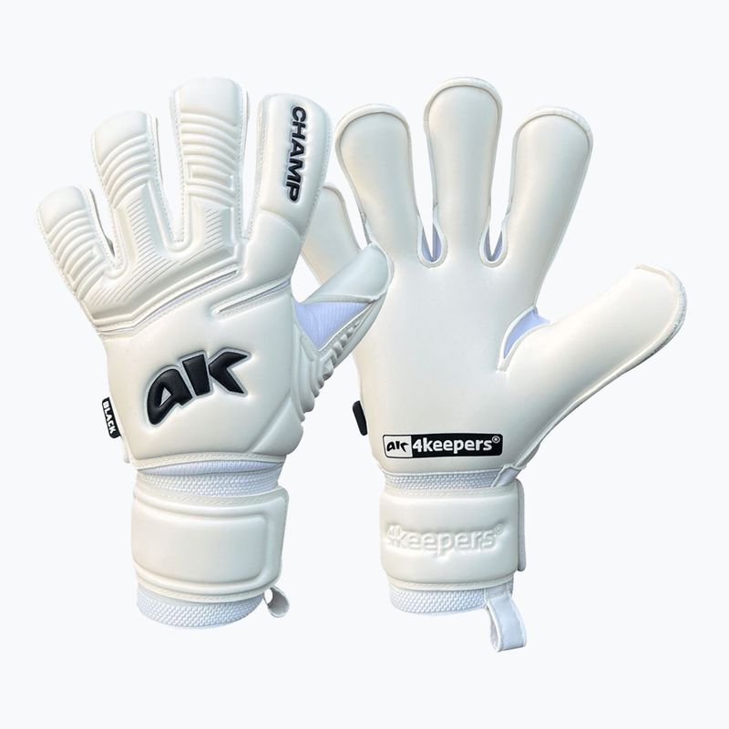 Rękawice bramkarskie dziecięce 4keepers Champ VII RF2G Jr black/white