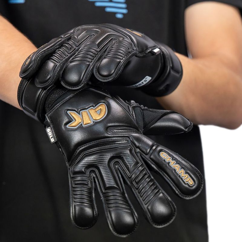 Rękawice bramkarskie dziecięce 4keepers Champ Gold Black VII RF2G Jr gold/black 9