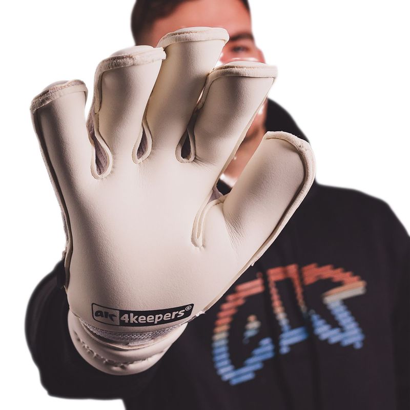 Rękawice bramkarskie dziecięce 4keepers Champ VII RF2G Jr gold/white 8