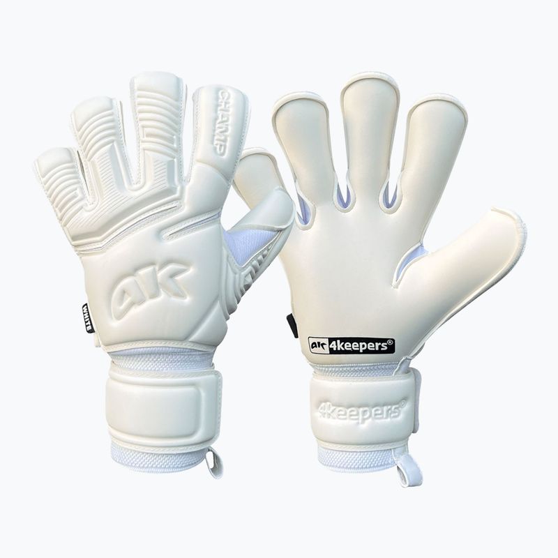 Rękawice bramkarskie dziecięce 4keepers Champ VII RF2G Jr white