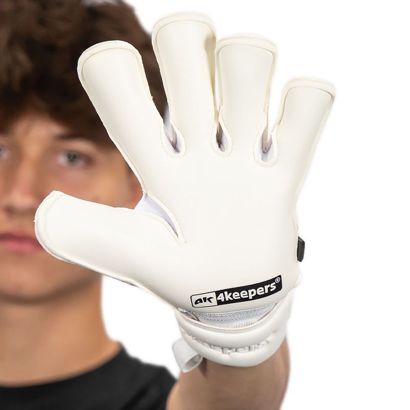 Rękawice bramkarskie dziecięce 4keepers Champ VII RF2G Jr white 9