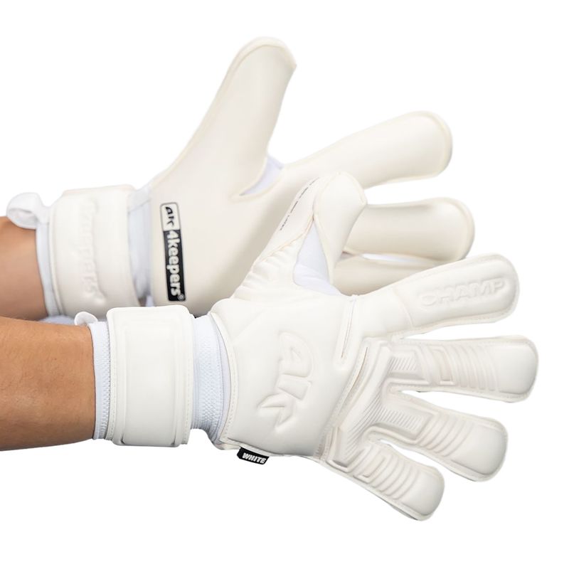 Rękawice bramkarskie dziecięce 4keepers Champ VII RF2G Jr white 10