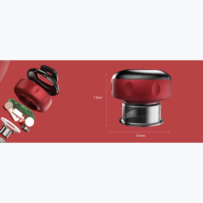 Bańka chińska Humanas BB01 red 7