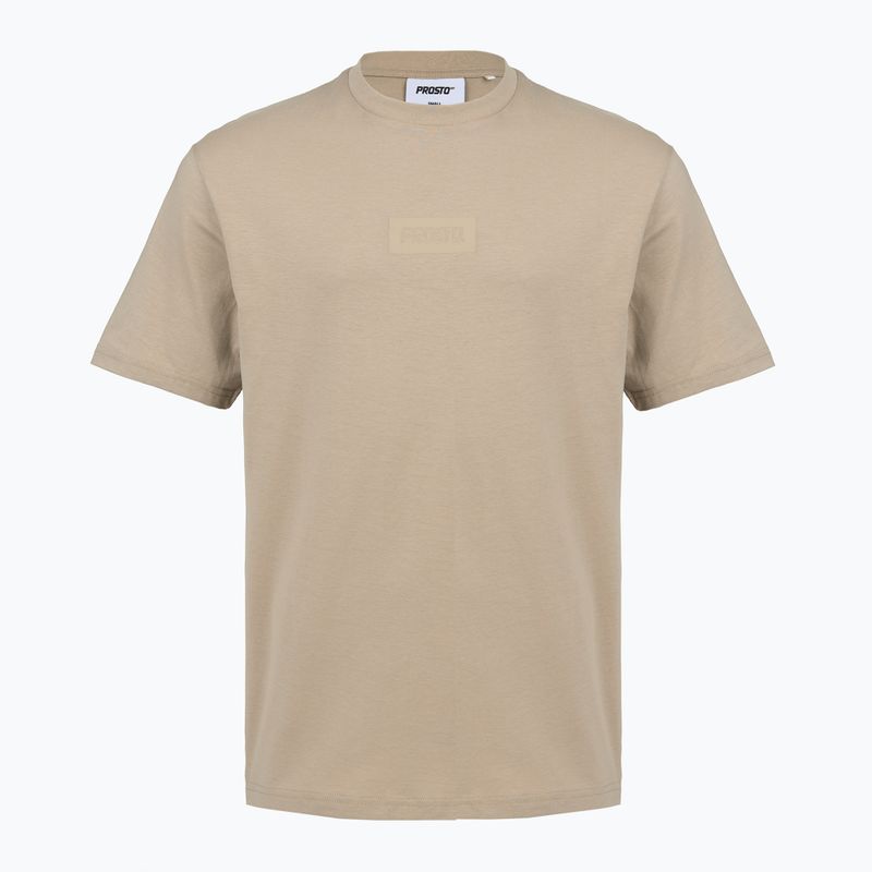 Koszulka męska PROSTO Box Logo beige