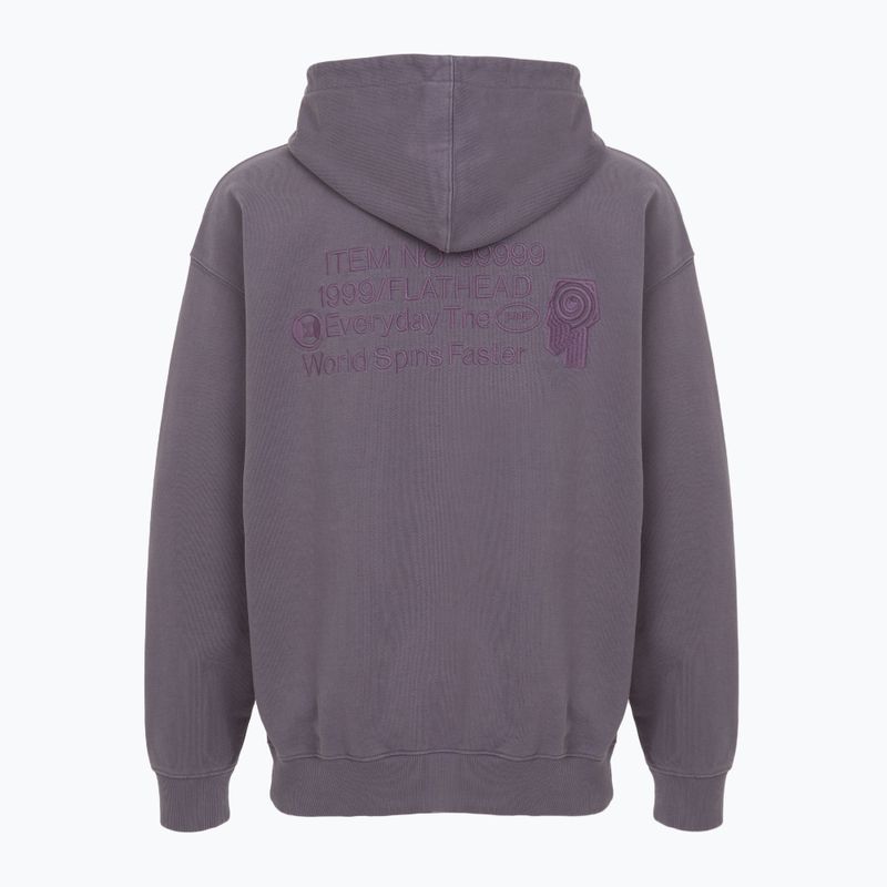 Bluza męska PROSTO Flathead Hoodie washed lavender 2