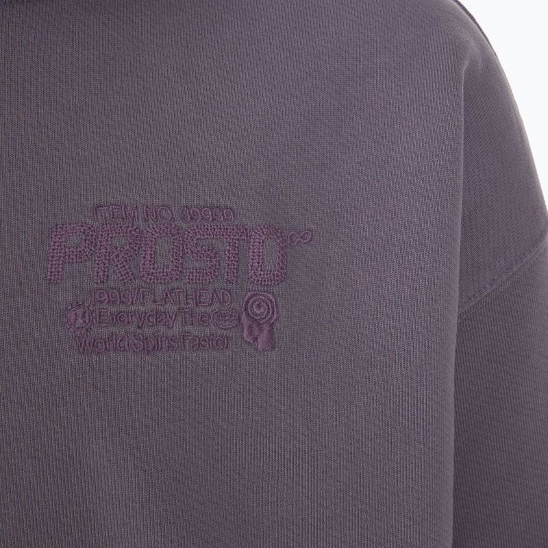Bluza męska PROSTO Flathead Hoodie washed lavender 5