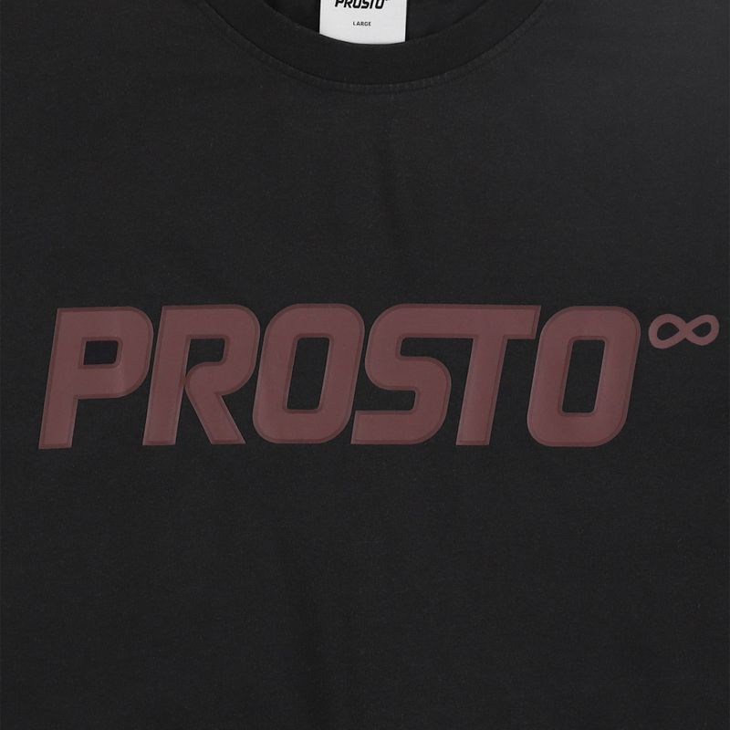 Koszulka męska PROSTO Big Logo washed black 3