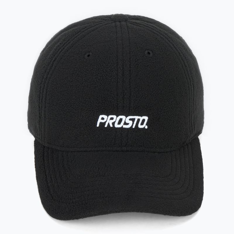 Czapka z daszkiem PROSTO Fleece black 2