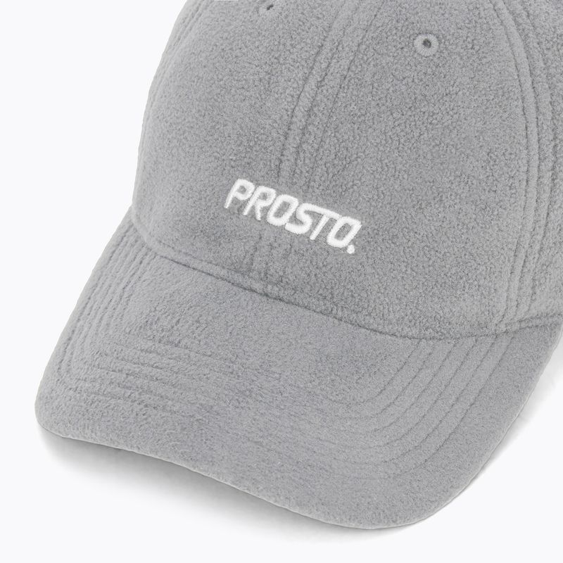 Czapka z daszkiem PROSTO Fleece gray 3