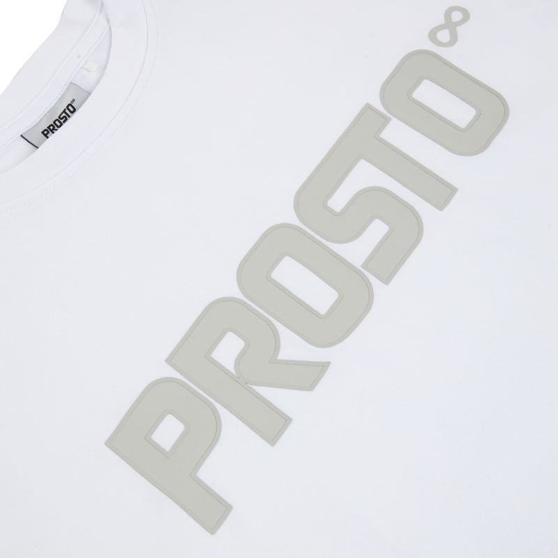 Koszulka męska PROSTO Big Logo white 3