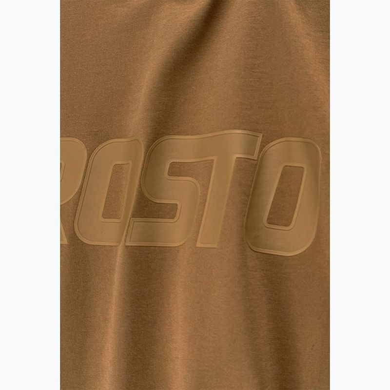Koszulka męska PROSTO Big Logo cinnamon beige 3